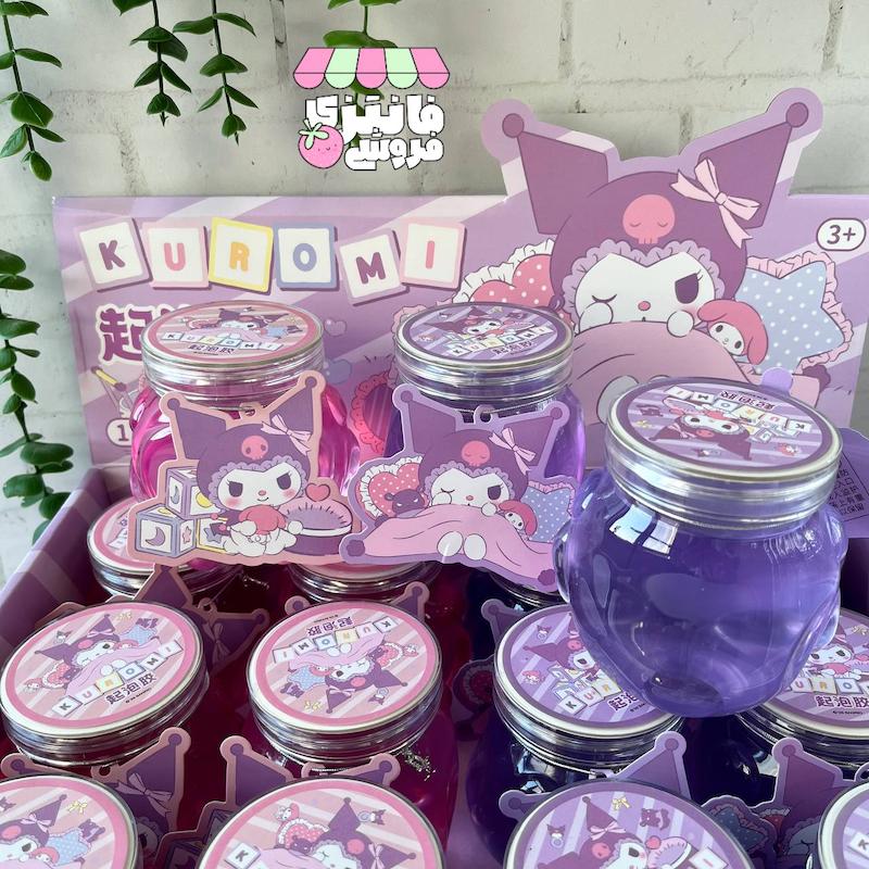 اسلایم شفاف طرح کرومی