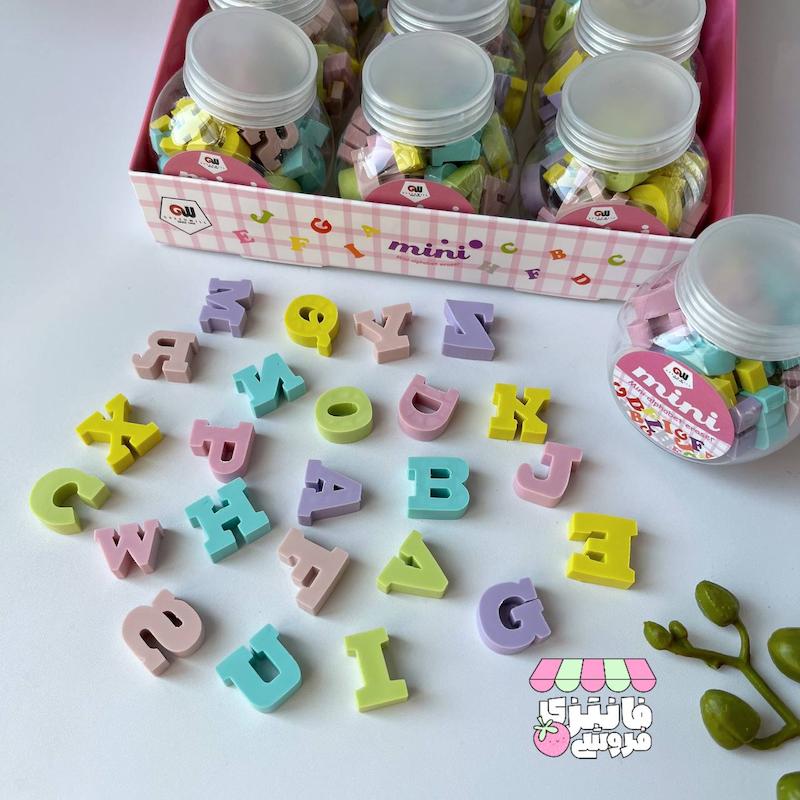 پاکن بشکه ای حروف انگلیسی 