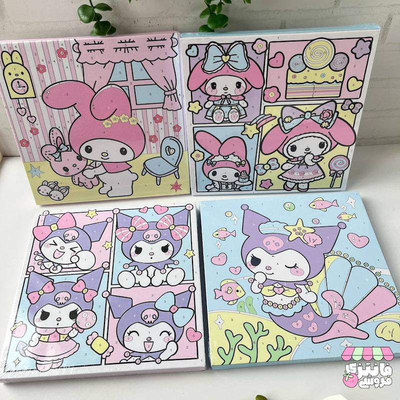 بوم رنگ آمیزی شماره دار ۲۰در ۲۰ کرومی و ملودی 