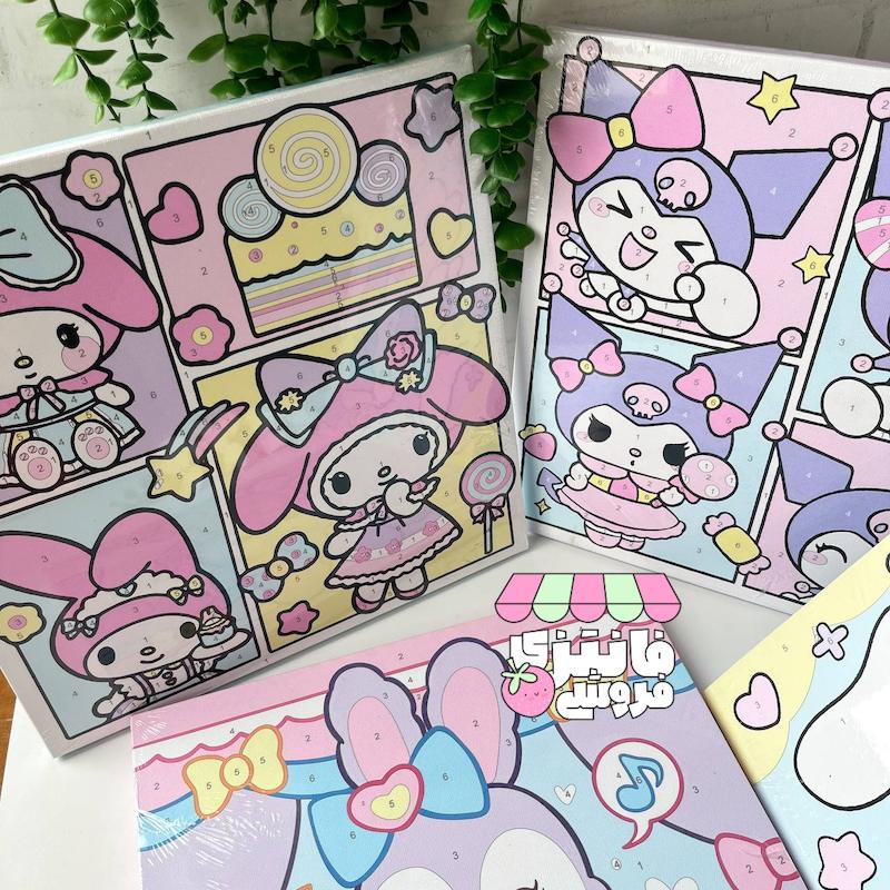 بوم رنگ آمیزی شماره دار ۳۰در ۳۰