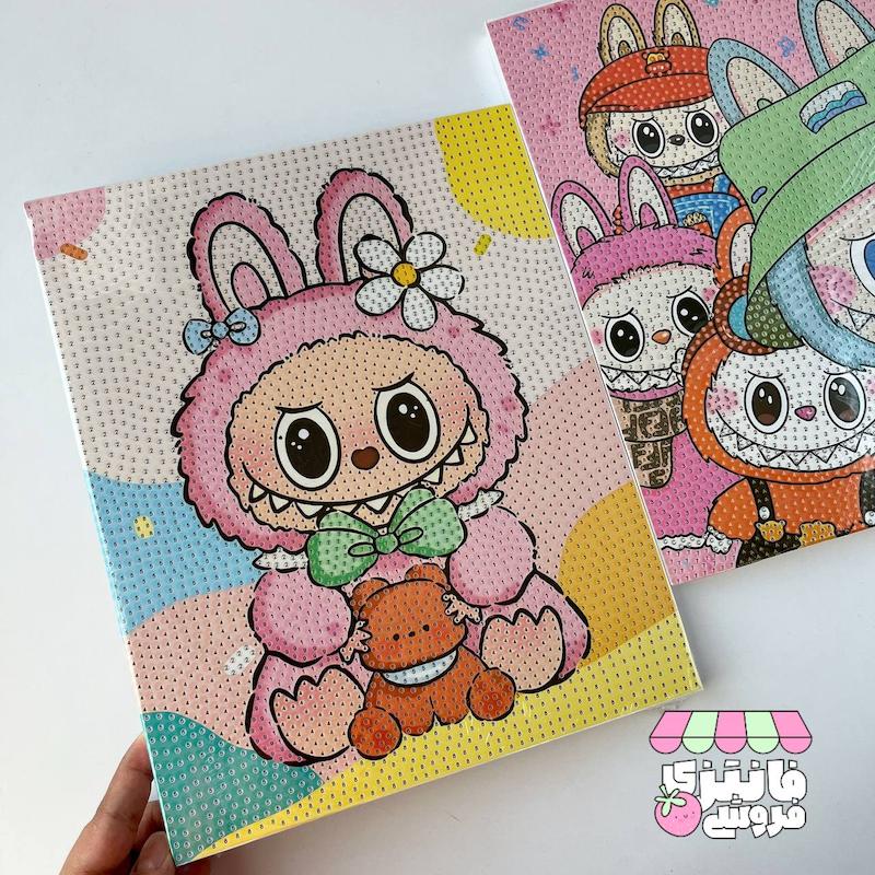 بوم نقاشی الماسی فول نگین ۳۰ در ۲۴ لبوبو