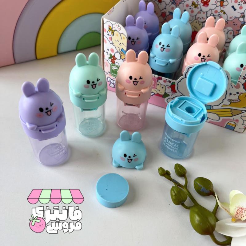 تراش و پاکن سطلی طرح خرگوش