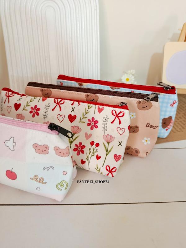 جامدادی مثلثی تک زیپ 