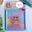 نقاشی الماسی دختر ( طرح قاب) 