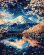 بوم نقاشی با اعداد ۳۰*۳۰ (۱۲ طرح)