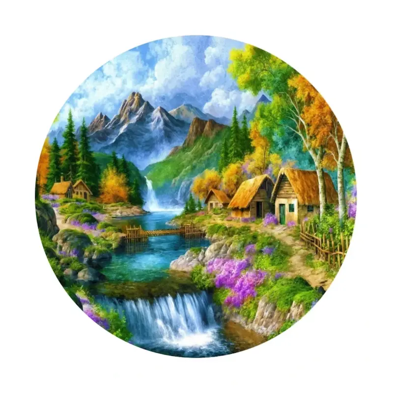 پازل چوبی Galaxy طرح کوهستان