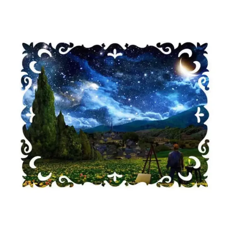 پازل چوبی Galaxy طرح شب