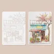 پک نقاشی آبرنگی طرح Quiet Time (16 عددی)