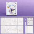 پک نقاشی آبرنگی طرح Butterflies (16 عددی)