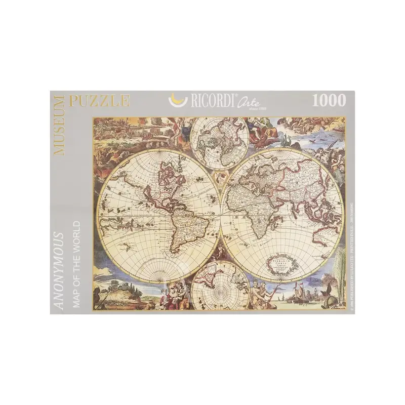 پازل ریکوردی طرح Map Of The World (1000 تکه)