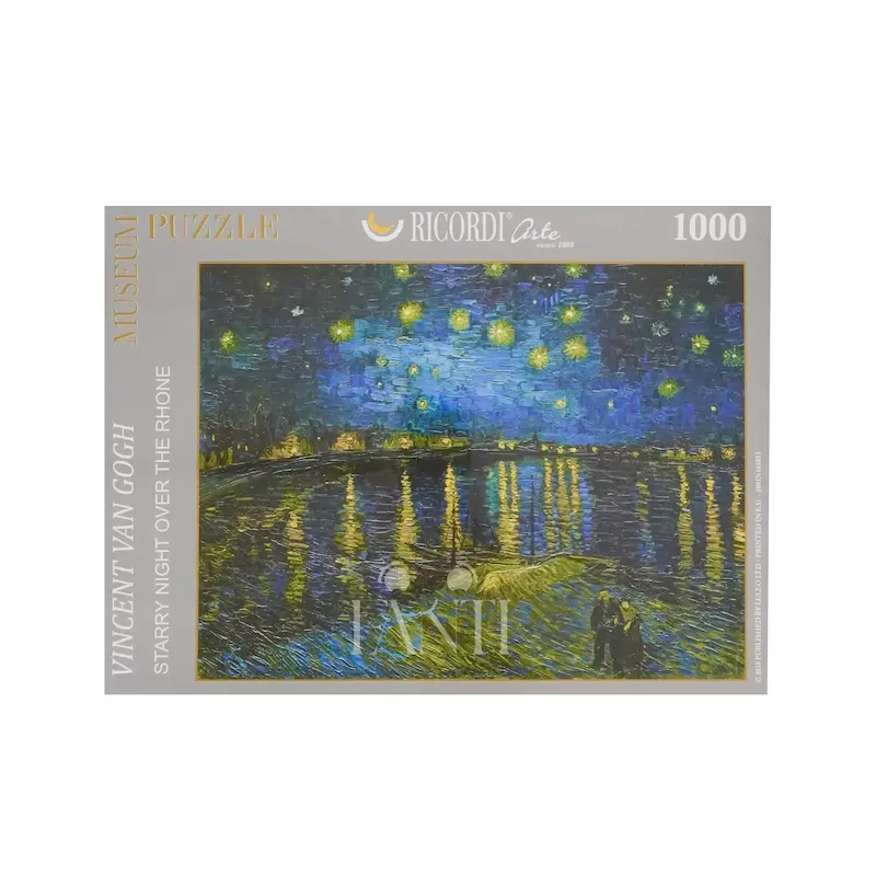 پازل Ricordi طرح Starry Night Over The Rhone (1000 تکه)