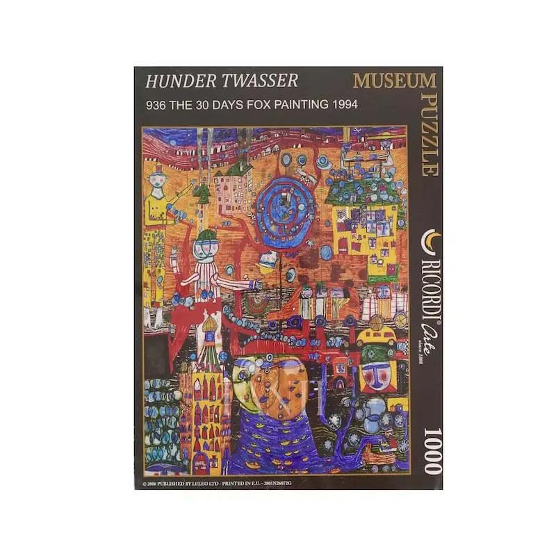 پازل ریکوردی طرح The 30 Days Fox Painting (1000 تکه)