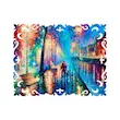 پازل چوبی Galaxy طرح ملودی شب