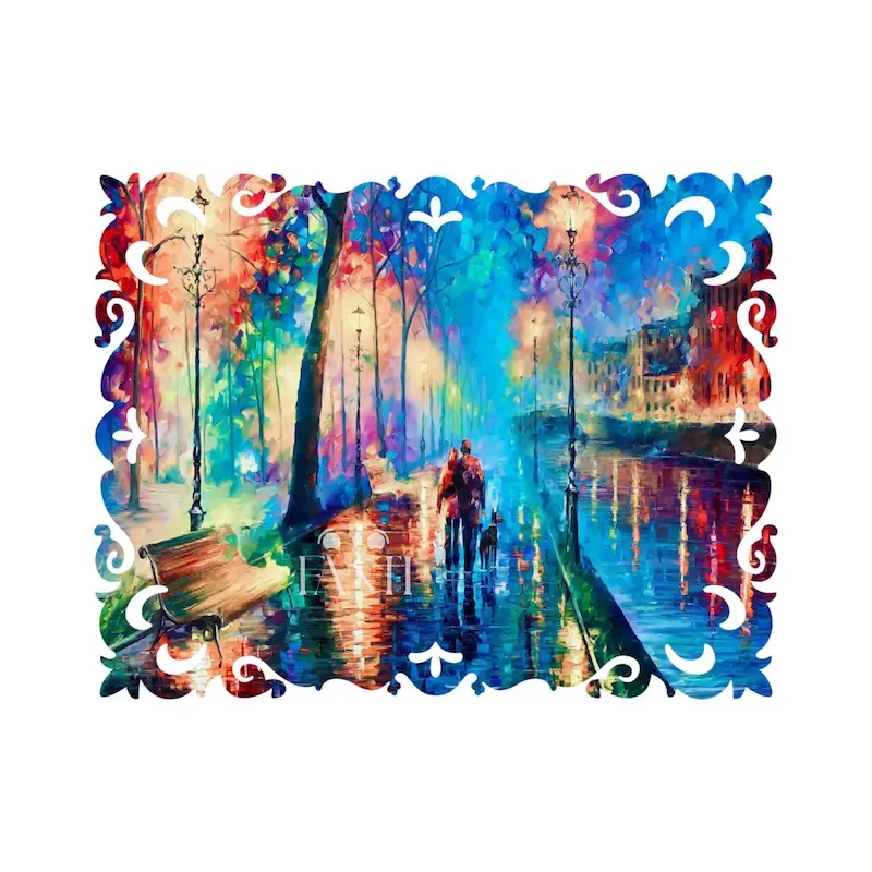 پازل چوبی Galaxy طرح ملودی شب