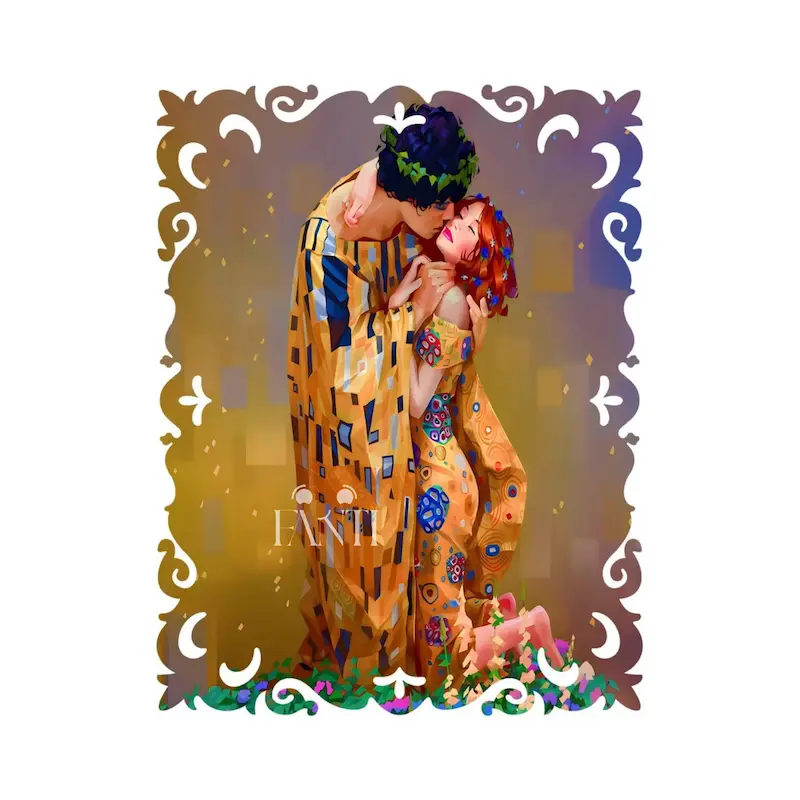 پازل چوبی Galaxy طرح بوسه