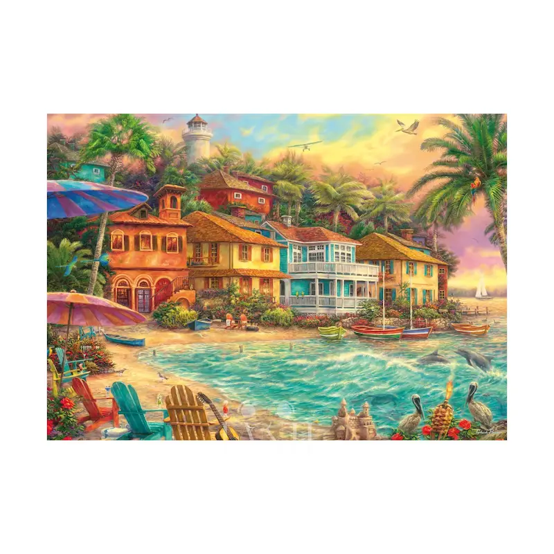 پازل مینیاتور طرح Tropical Beach (۱۷۰ تکه)