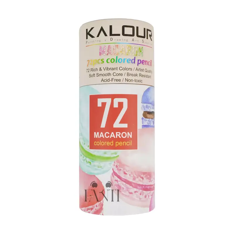 مداد رنگی 72 رنگ KALOUR مدل Macaron