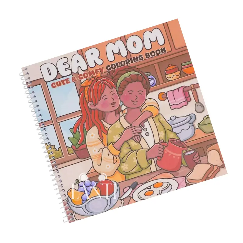 دفتر رنگ آمیزی طرح Dear Mom