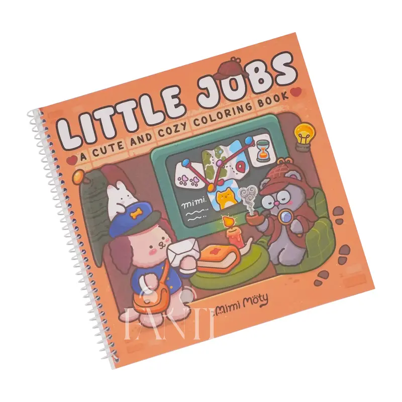 دفتر رنگ آمیزی طرح Little Jobs