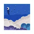 بوم نقاشی با اعداد (۲۰*۲۰) کد e2574