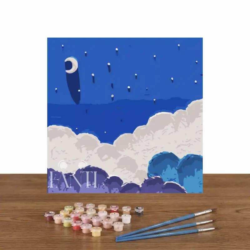 بوم نقاشی با اعداد (۲۰*۲۰) کد e2574