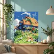 بوم نقاشی با اعداد (۴۰*۳۰) کد YHTR060