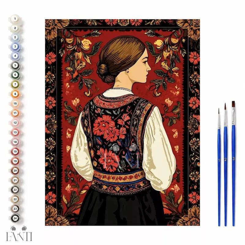 بوم نقاشی با اعداد (۴۰*۳۰) کد YHTR055