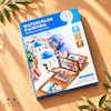 پک نقاشی آبرنگی طرح مدیترانه (۹ عددی)
