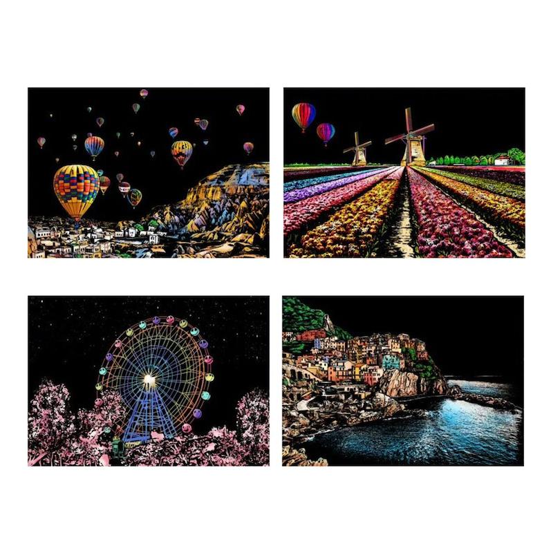  اسکرچ A4 (4 عددی) کد 3