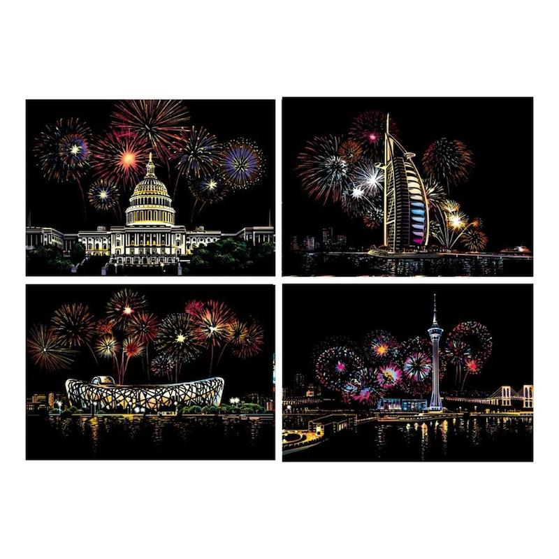  اسکرچ A4 (4 عددی) کد 8