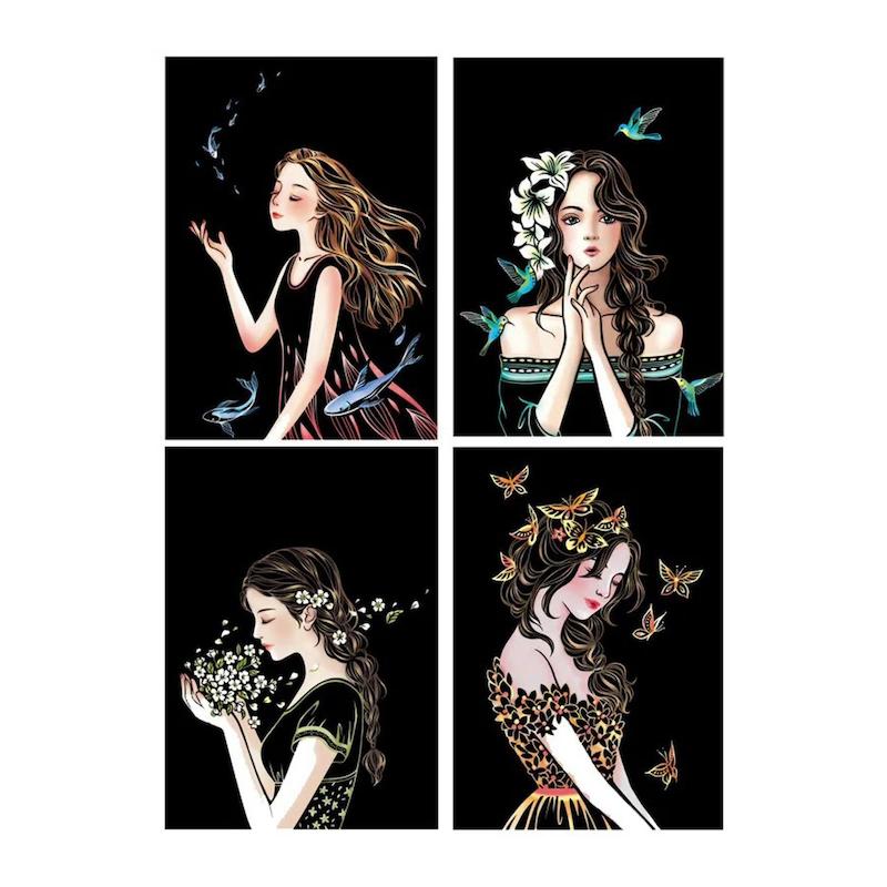  اسکرچ A4 (4 عددی) کد 10