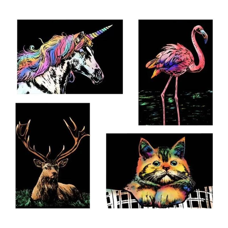  اسکرچ A4 (4 عددی) کد 11