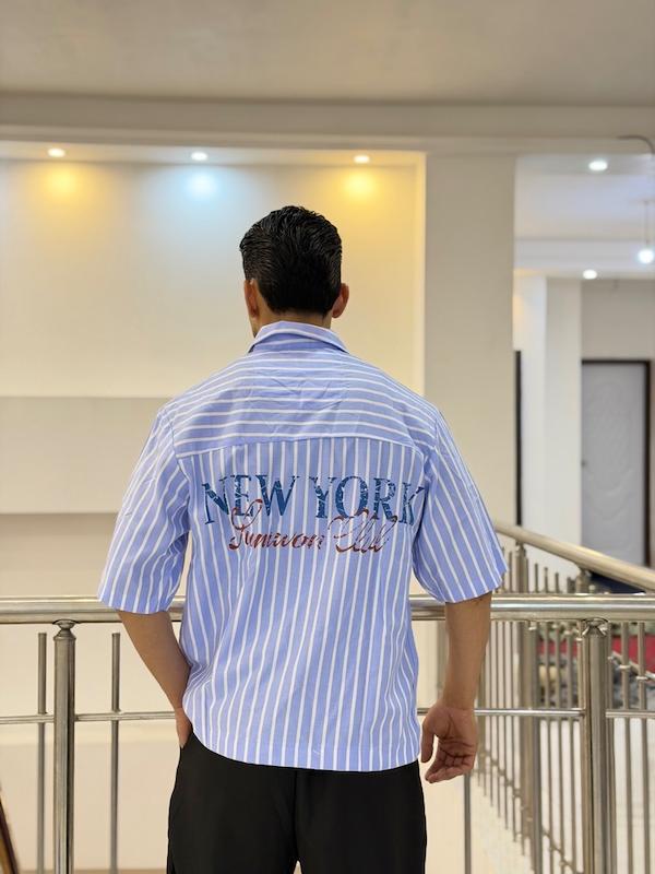 پبراهن باکسی استین کوتاه  NEW YORK