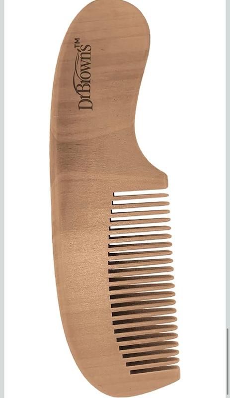 ست برس و شانه چوبی دکتر برنز (Dr. Brown's Wooden Brush & Comb)
