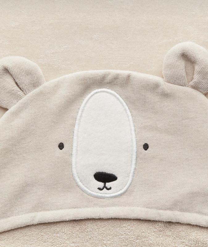 حوله کلاه‌دار طرح خرس اچ اند ام (H&M Bear Hooded Towel)