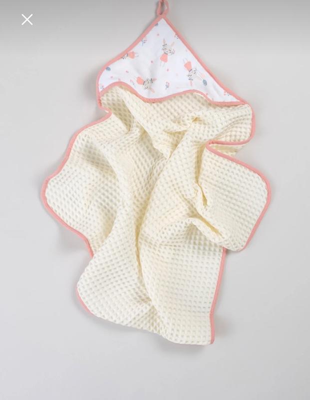 حوله وافل ۱۰۰٪ پنبه طرح رنگین‌کمان بوندبرو (Bondberro Rainbow Waffle Towel)