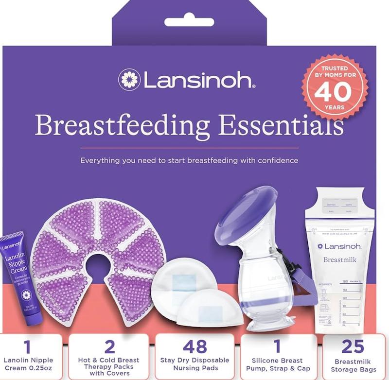 پکیج جامع لوازم شیردهی Lansinoh (Lansinoh Breastfeeding Essentials - 77 Pcs)
