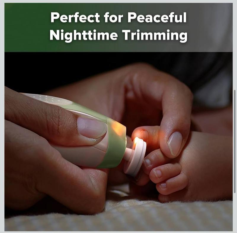 ست ناخن‌گیر و سوهان برقی نوزاد هاکا |  Haakaa Baby Nail Trimmer