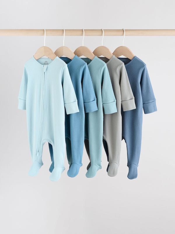پک ۵ تایی سرهمی  زیپ دار نکست | Next sleep suit