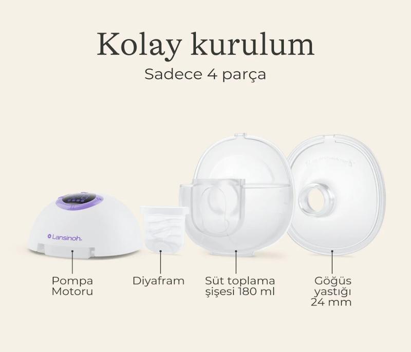 شیردوش برقی  Lansinoh Wearable Pump 