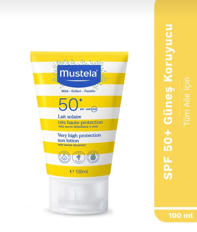 کرم ضدآفتاب SPF 50+ ماستلا (Mustela Sun Lotion 100ml)