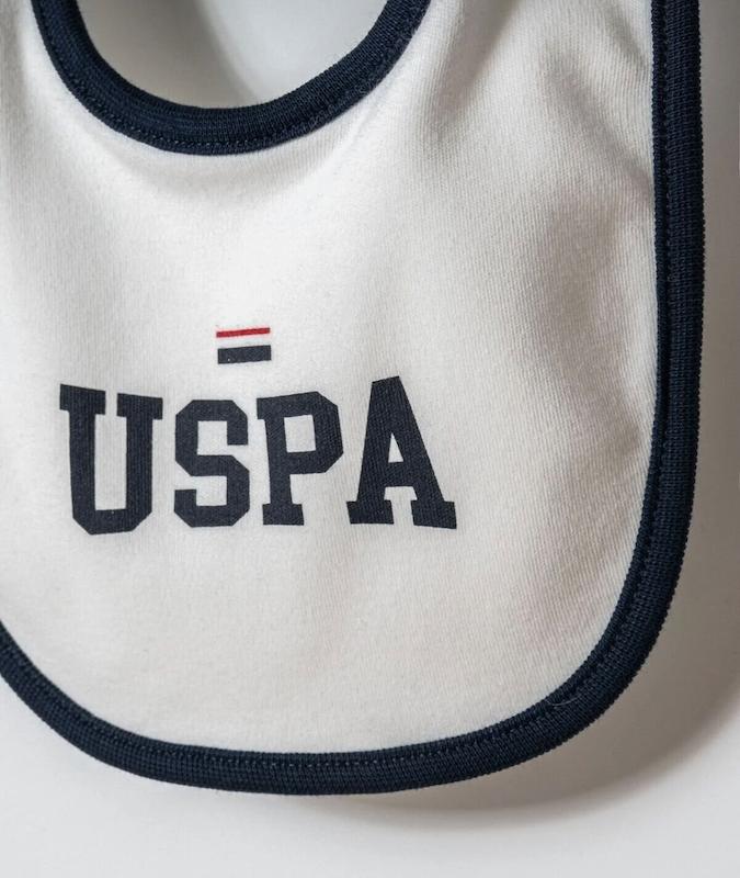 ست ۵ تکه بیمارستانی U.S. Polo Assn پسرانه (سفید/سرمه‌ای)