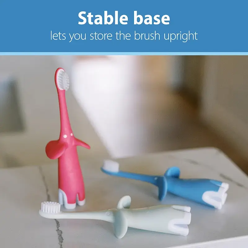 ست مسواک و خمیردندان نوزاد و کودک دکتر براونز | Dr. Brown's Infant-to-Toddler Toothbrush Set