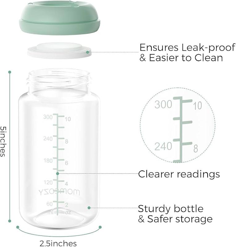 بطری و ظرف نگهداری شیر مادر ۱۱ انسی مامکوزی (Momcozy Natural Baby Bottles / Storage Containers)