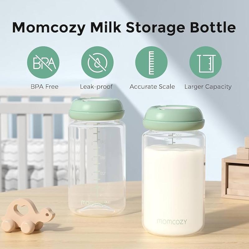 بطری و ظرف نگهداری شیر مادر ۱۱ انسی مامکوزی (Momcozy Natural Baby Bottles / Storage Containers)