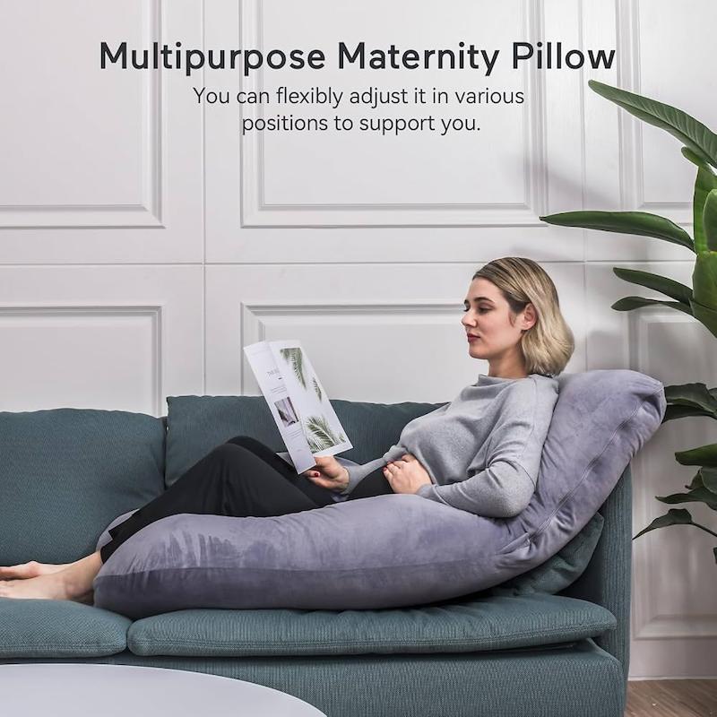 بالشت بارداری U شکل مامکوزی (Momcozy U-Shaped Pregnancy Pillow)