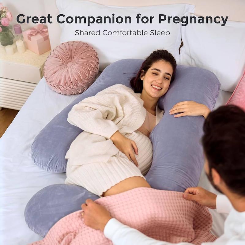بالشت بارداری U شکل مامکوزی (Momcozy U-Shaped Pregnancy Pillow)