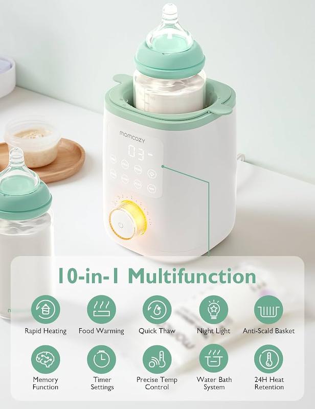 گرم‌کن هوشمند شیشه‌شیر مامکوزی (Momcozy Baby Bottle Warmer)