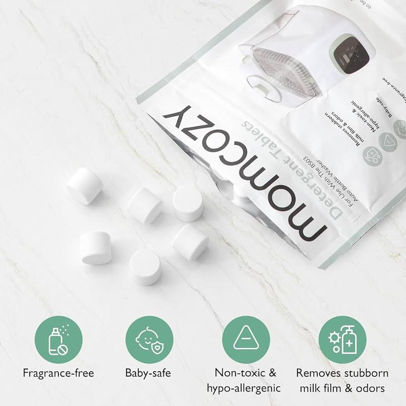 قرص‌های شوینده مخصوص دستگاه شستشوی مامکوزی (Momcozy Official Washing Block - 120 Tablets)