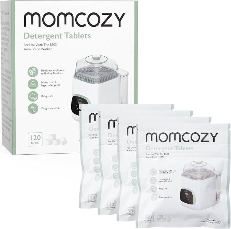 قرص‌های شوینده مخصوص دستگاه شستشوی مامکوزی (Momcozy Official Washing Block - 120 Tablets)